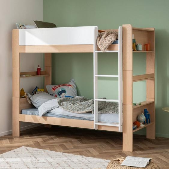 Lit Superposé Séparable En Hêtre Arsène Blanc-bois