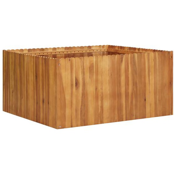 Lit surélevé de jardin 100x100x50 cm Bois massif dacacia