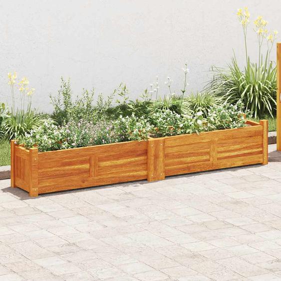 Lit surélevé de jardin Bois dacacia 150x30x25 cm