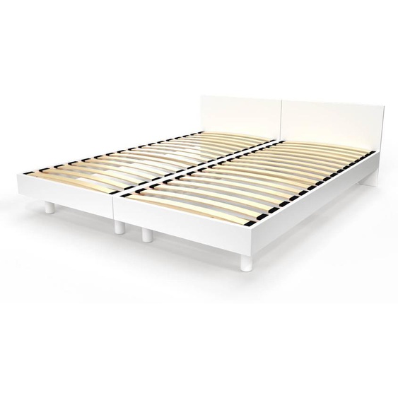 Lits jumeaux bois massif avec têtes Twin - 80x200