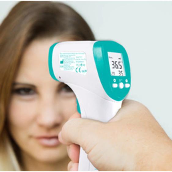 LITTLE BALANCE Thermomètre LB scan IR, blanc/turquoise