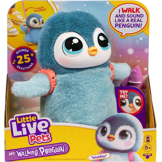Little Live Pets - Mon Pingouin Qui Marche Bleu