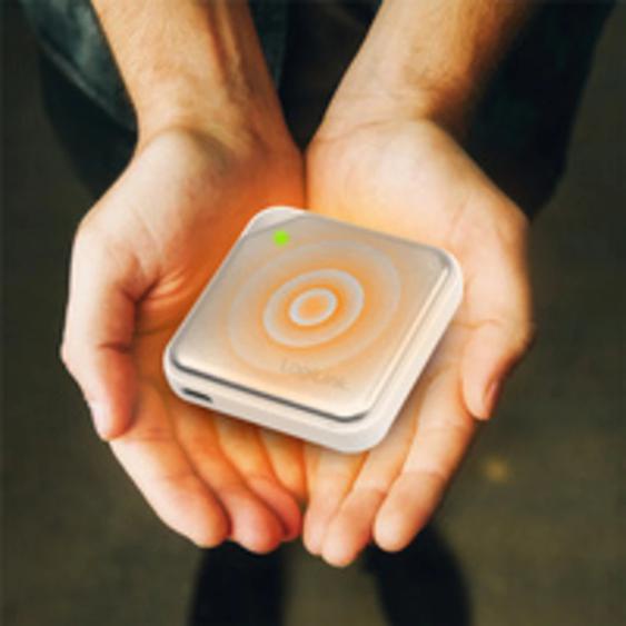 LOGILINK Mini-chauffe-mains, avec lampe de poche, blanc