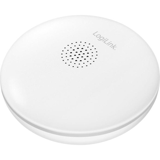 LogiLink SH0134 LogiLink Wi-Fi Détecteur de fuites deau, compatible Tuya, blanc