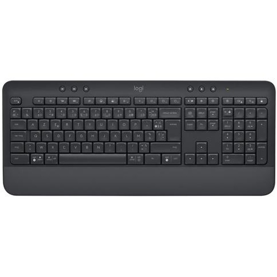 Logitech 920-010995, Sans fil, Bluetooth, Clavier à membrane, AZERTY, Graphite, Souris incluse