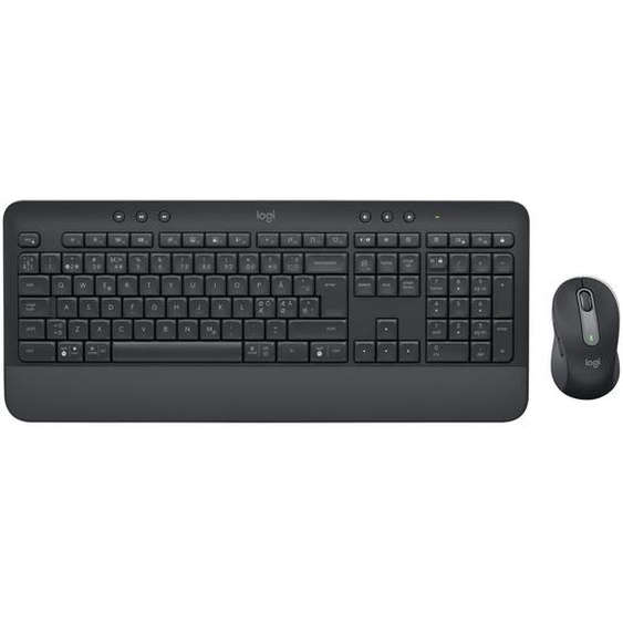 Logitech 920-011010, Sans fil, Bluetooth, Clavier à membrane, QWERTY, Graphite, Souris incluse