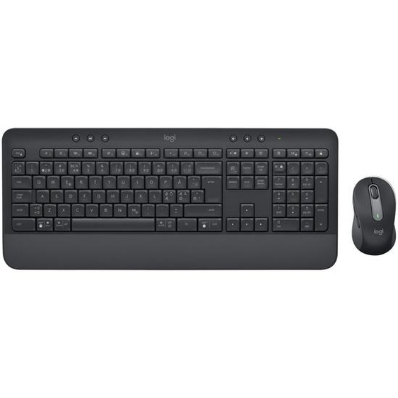 Logitech 920-011010, Sans fil, Bluetooth, Clavier à membrane, QWERTY, Graphite, Souris incluse