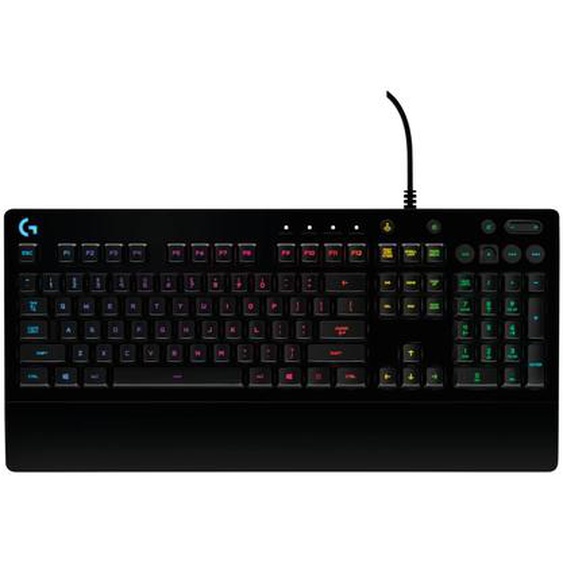 Logitech G G213, Standard, Avec fil, USB, AZERTY, LED RGB, Noir 920-008088
