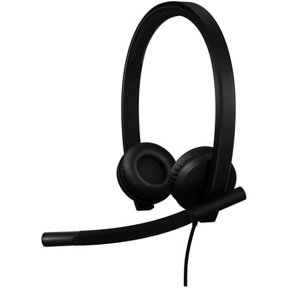 Logitech H570e, Avec fil, Bureau/Centre dappels, 113 g, Casque, Noir 981-001431