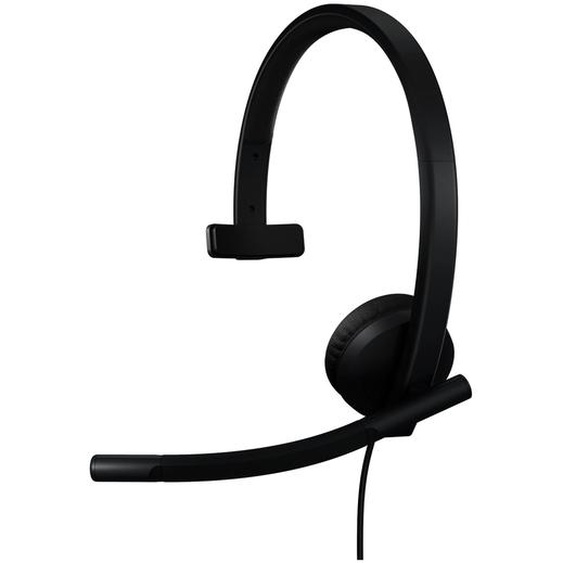 Logitech H570e, Avec fil, Bureau/Centre dappels, 89 g, Casque, Noir 981-001426