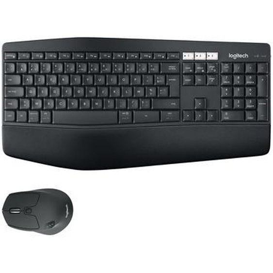 Logitech MK850, Standard, Sans fil, RF sans fil, AZERTY, Noir, Souris incluse 920-008222