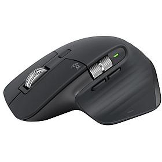 Logitech MX Master 3S, Droitier, Laser, RF sans fil + Bluetooth, 8000 DPI, Graphite 910-006559