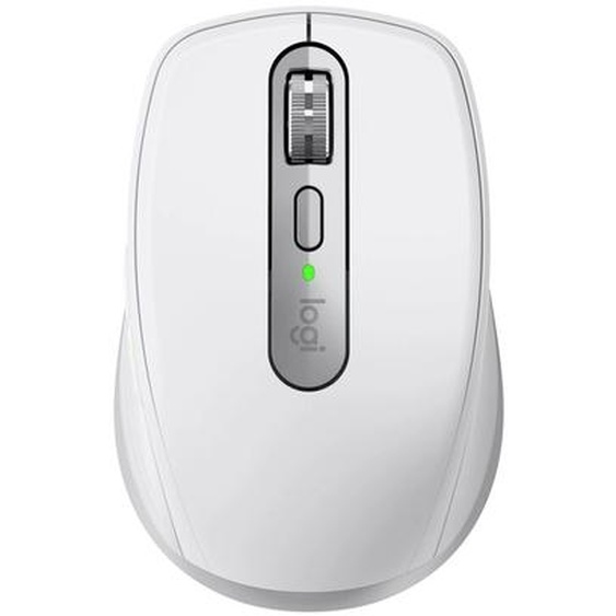 Logitech Souris sans fil droitier MX Anywhere 3S - 6 boutons - Bluetooth + Récepteur USB-C Logi Bolt - Blanc