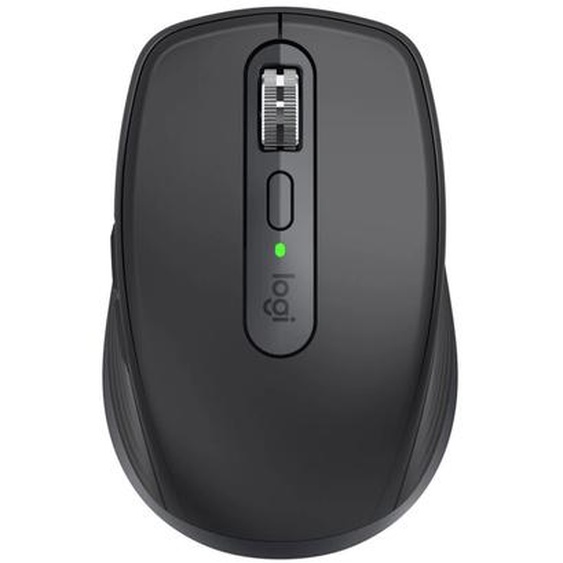 Logitech Souris sans fil droitier MX Anywhere 3S - 6 boutons - Bluetooth + Récepteur USB-C Logi Bolt - Graphite