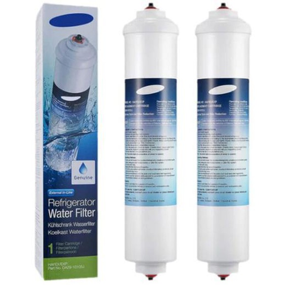 Lot de 2 Filtres à eau dorigine (DA29-10105J) Réfrigérateur, congélateur AEG, BEKO, BLOMBERG, BOSCH, CONTINENTAL EDISON, DAEWOO, DE DIETRICH,