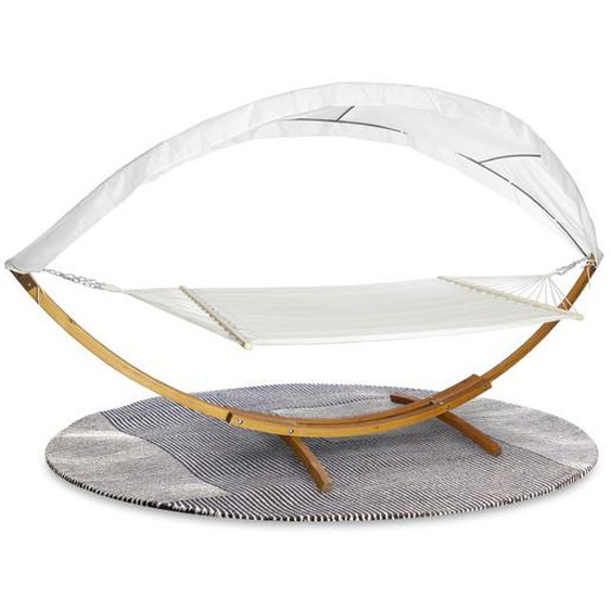Lospitch Hamac avec Support  Structure Extérieure en Bois massif  Charge 200KG Design - Bois massif HAMAC