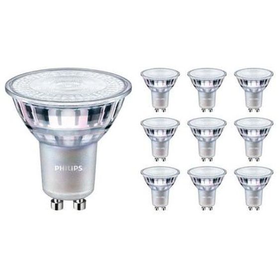 Lot 10x Philips MASTER Value LEDspot GU10 PAR16 3.7W 270lm 36D - 922-927 Dim àWarm | Meilleur rendu des couleurs - Dimmable -
