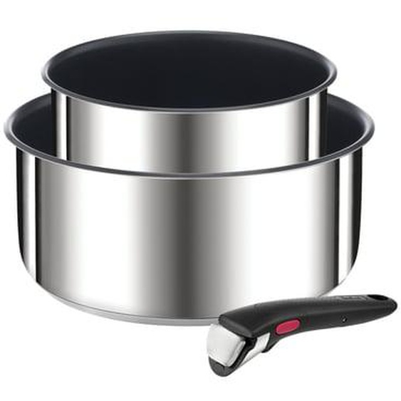 Lot 2 casseroles - Ø16/20 cm - 3 pièces