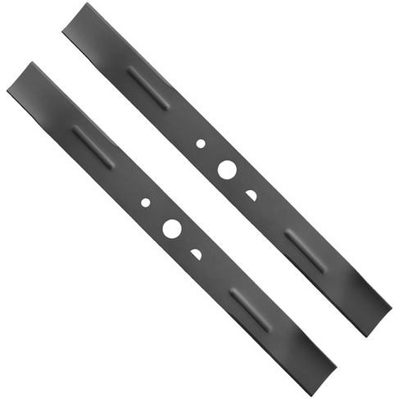 Lot 2 lames de rechanges 48 cm (spéciales mulching) pour rider sur batterie RM480E