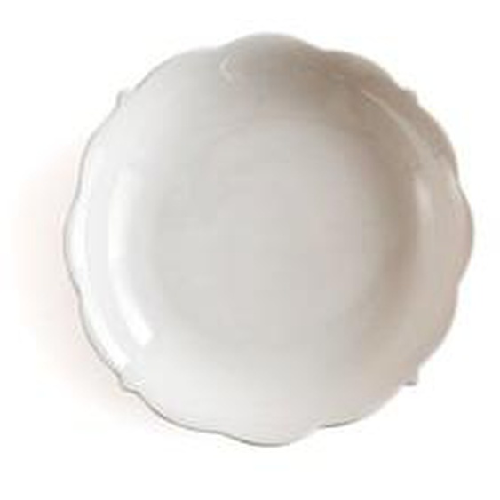 Lot 4 assiettes creuses en porcelaine, Hirène