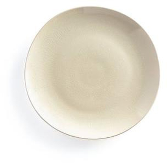 Lot 4 assiettes plates craquelées, GOGAIN
