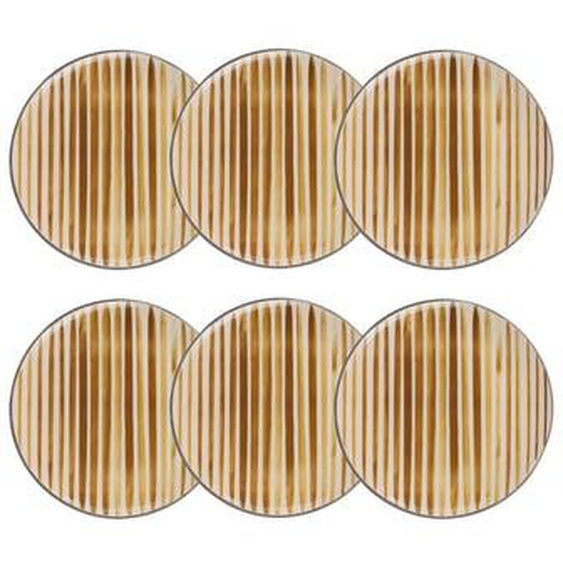 Lot 6 assiettes plates horizon 26cm