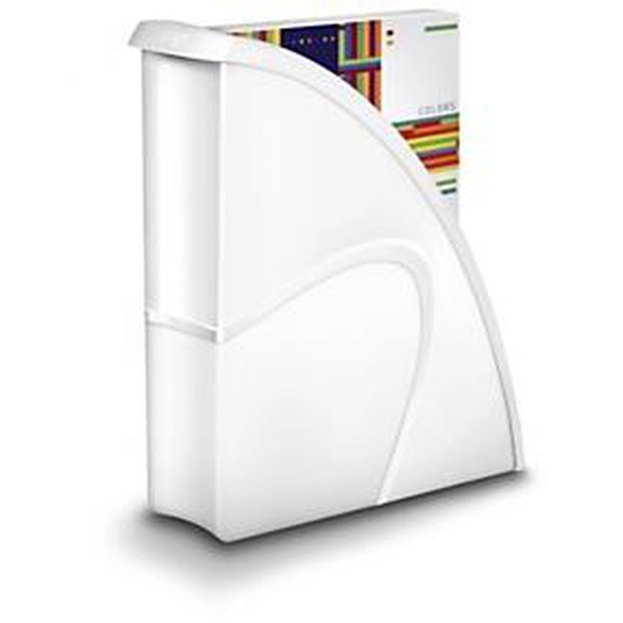 Lot de 10 - Cep Porte-Revues Gloss - Blanc