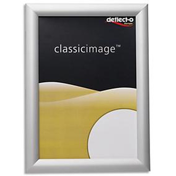 Lot de 10 - DEFLECTO Porte-visuel avec cadre clipsable A4. Livré avec fixation. Dim : 24 x 32,7 x 1,2 cm