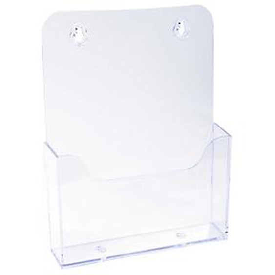 Lot de 10 - EXACOMPTA Distributeur de prospectus 1 compartiment A5 - Cristal