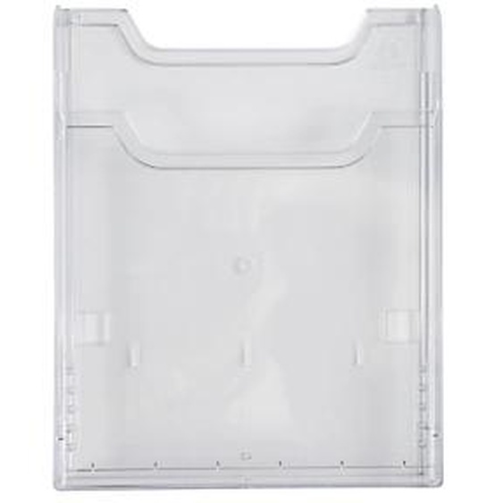 Lot de 10 - EXACOMPTA Distributeur de prospectus vertical A4 - Cristal
