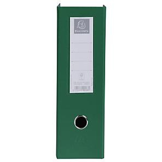 Lot de 10 - EXACOMPTA Porte-revues PP - Dos 100mm - livrés à plat - 23x31cm - Vert foncé