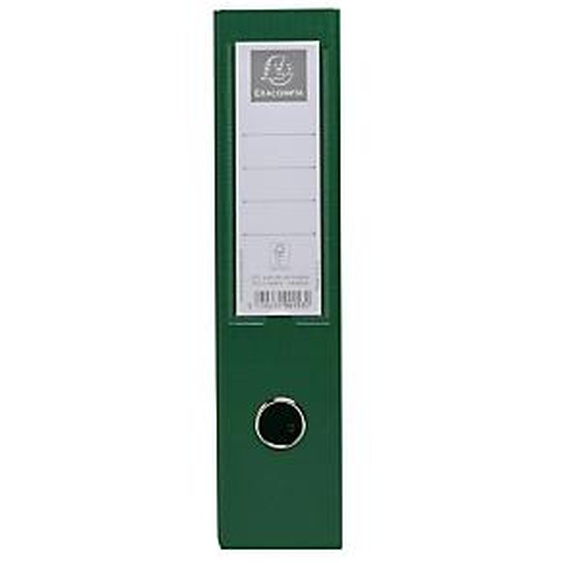 Lot de 10 - EXACOMPTA Porte-revues PP - Dos 70mm - livrés à plat - 23x31cm - Vert foncé