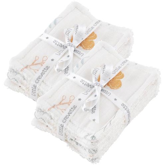 Lot De 12 Lingettes Lavables Coton Bio Forêt