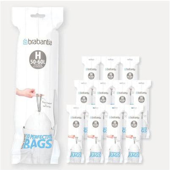 Lot de  rouleau de  sacs poubelle 5/6 l  code H (dont  offert)