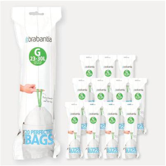 Lot de  rouleau de  sacs poubelle / l  code G ( dont  offert)