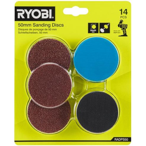 Lot de 14 pcs de ponçage 50 mm