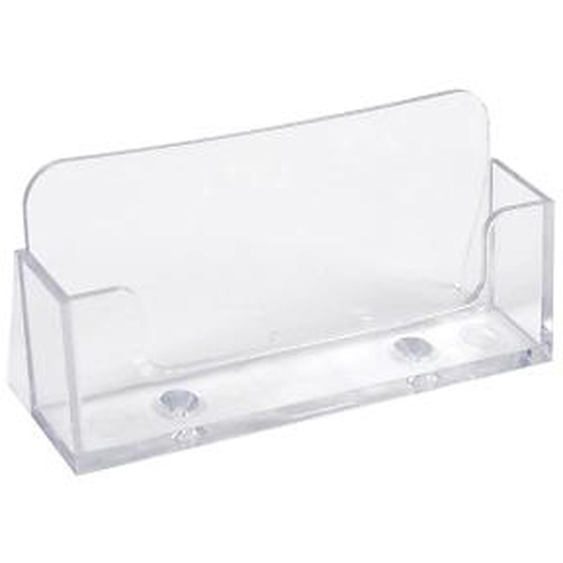 Lot de 16 - EXACOMPTA Distributeur de cartes de visite 1 case - Cristal