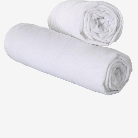 Lot de 2 alèses jersey traité BI-OME® blanc