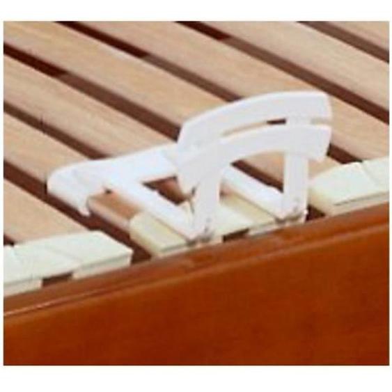 Lot de 2 arrêts de matelas - COREME - à clipser sur lattes doubles 38mm - bois massif