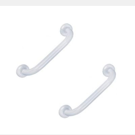 Lot de 2 barres droite PMR PELLET Essentiel confort 60 cm aluminium époxy blanc