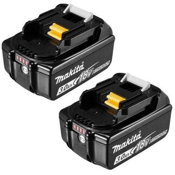 Lot de 2 batteries 18V Li-Ion lxt 3,0 Ah Makita BL1830BX2