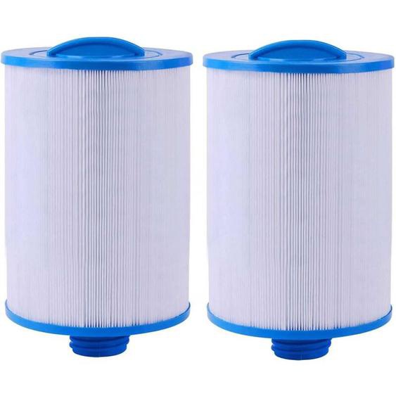 Lot de 2 Cartouche pour Filtre Jacuzzi, pour Spa, Unicel 6CH-940, Pleatco PWW50P3, Waterway Front Access Skimmer et Filbur FC-0359