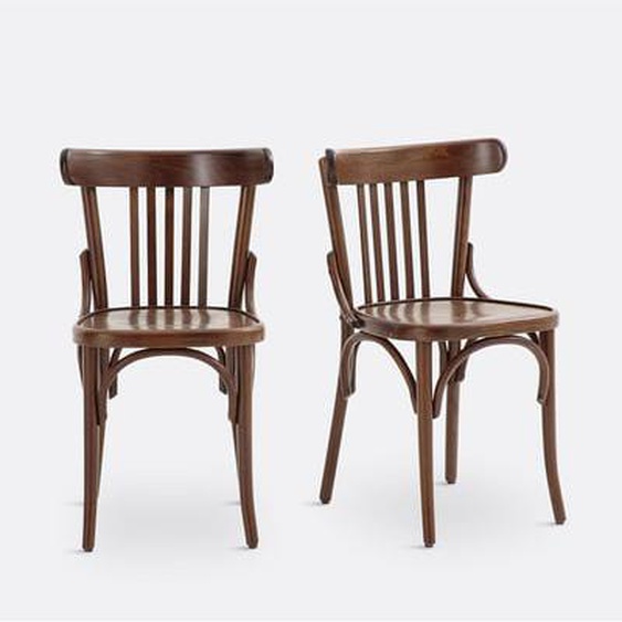 Lot de 2 chaises à barreaux, Bistro