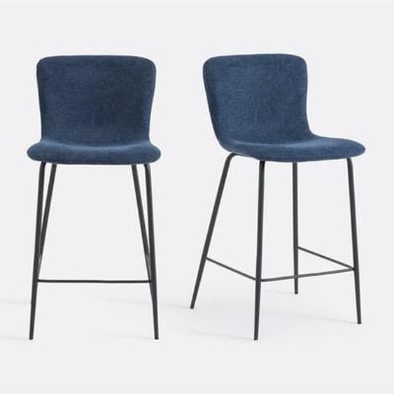 Lot de 2 chaises de bar H65, Gillian