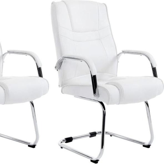 lot de 2 chaises de salle à manger - Piétement luge - Max. Capacité de charge 180 kg