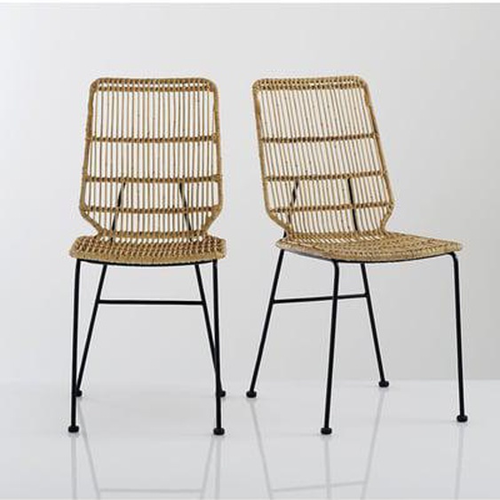 Lot de 2 chaises en kubu, Malu