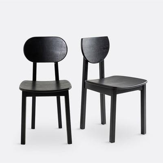 Lot de 2 chaises frêne, Tribal