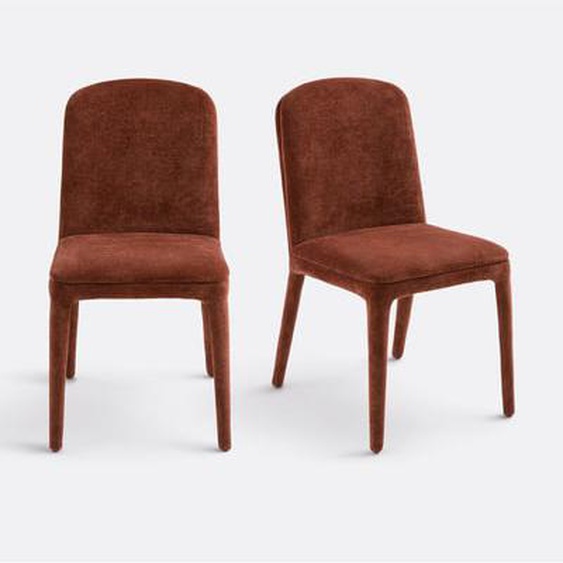 Lot de 2 chaises gainées tissu, Wilga