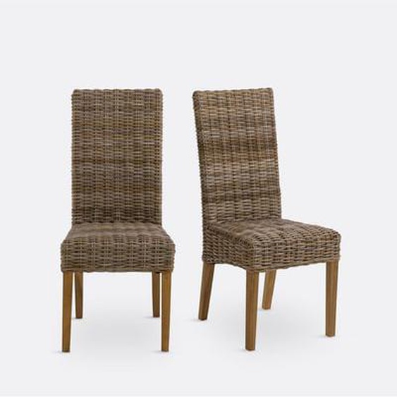 Lot de 2 chaises kubu à dossier haut, Inqaluit