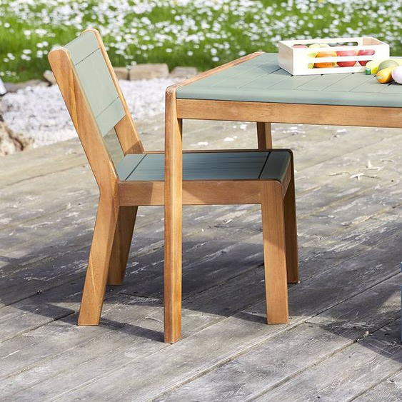 Lot de 2 chaises outdoor maternelle Summer kaki